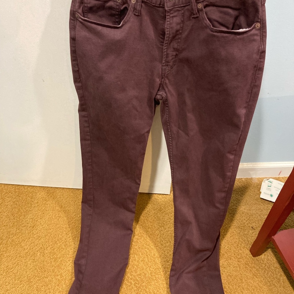 Old Navy Maroon slim 31x32 Jeans